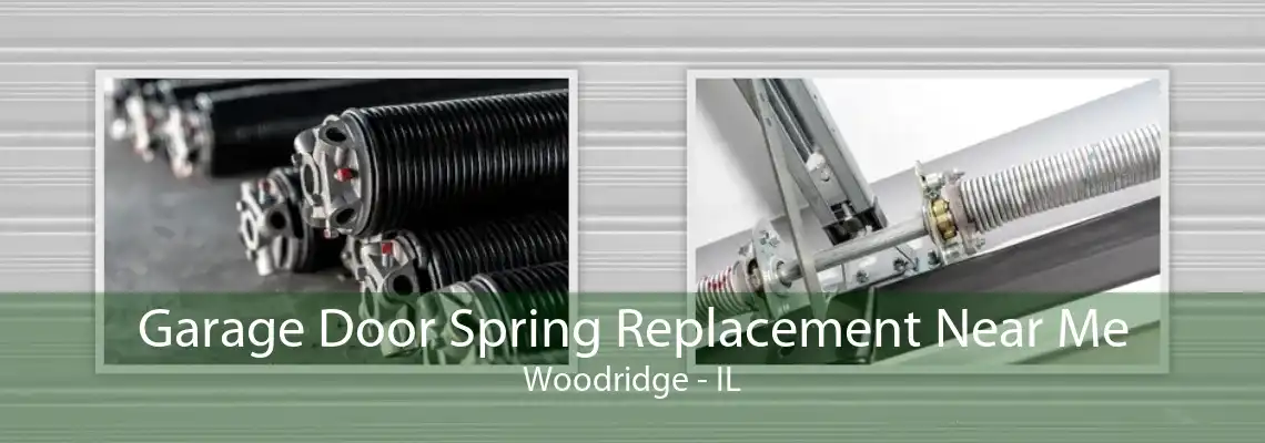 Garage Door Spring Replacement Near Me Woodridge - IL